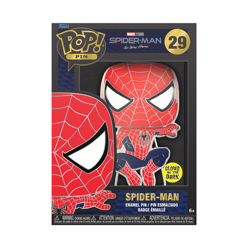 Pop! Pin Friendly Neighborhood Spider-Man (Glow), , hi-res view 1