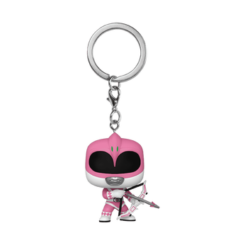 Pop! Keychain Pink Ranger (30th Anniversary), Image 1