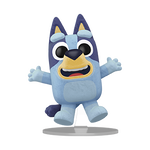 Pop! Bluey Jumping (Flocked), , hi-res view 1