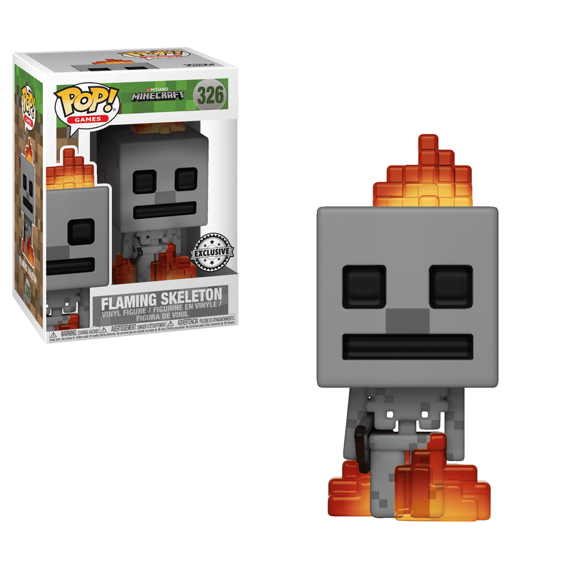 Minecraft - Skeleton w/ Fire, , hi-res view 1