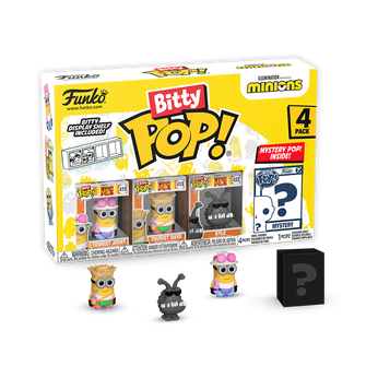 Bitty Pop! Minions 4-Pack Series 4, Image 1