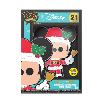 Pop! Pin Holiday Mickey Mouse (Glow), Image 1