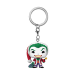Pop! Keychain The Joker as Santa, , hi-res view 1