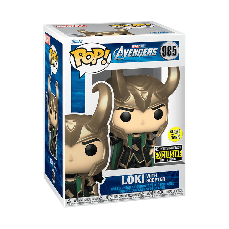 Buy Pop! Loki with Scepter (Glow) at Funko.