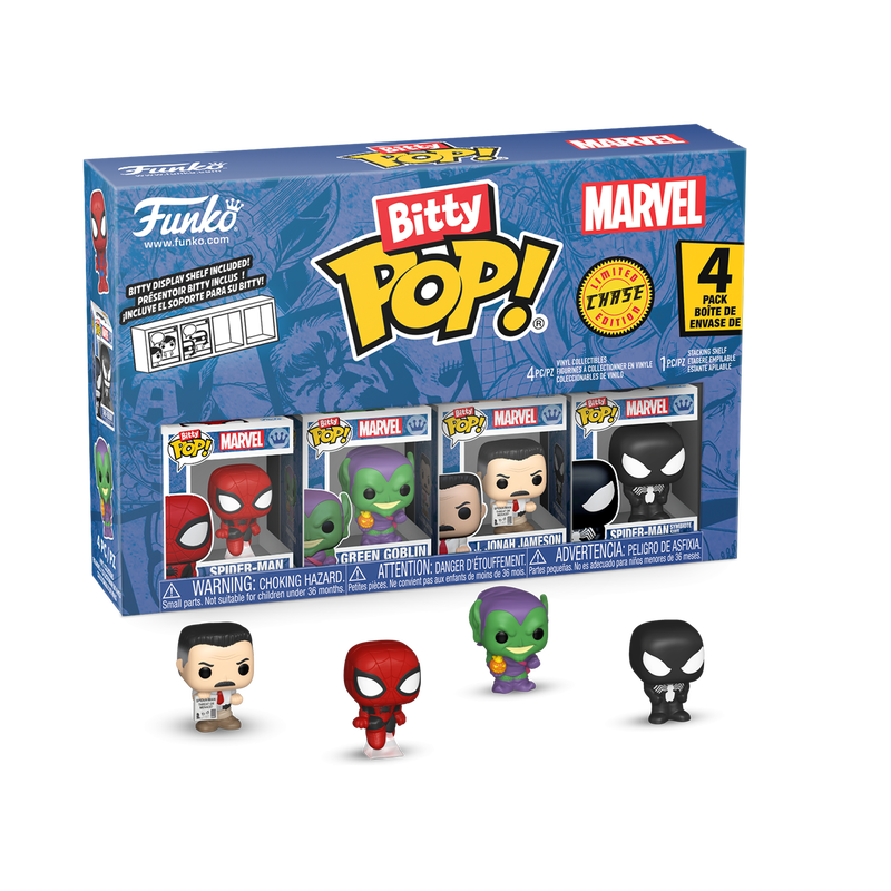 Bitty Pop! Spider-Man 4-Pack Series 1, , hi-res view 1