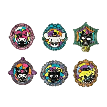 Hello Kitty & Friends Sanrio Stained Glass Halloween Blind Box Mystery Pin - Sanrio, Image 1