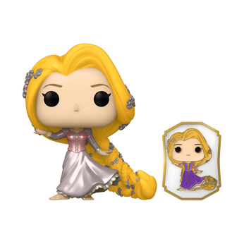 Pop! Rapunzel (Gold) with Pin, Image 1
