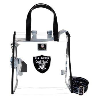 NFL Las Vegas Raiders Clear Convertible Backpack & Tote Bag, Image 1