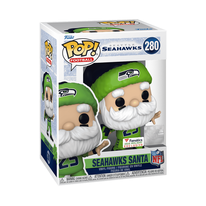 Pop! Seahawks Santa (Throwing), , hi-res view 2