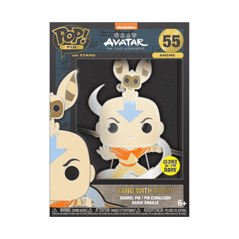 Pop! Pin Aang with Momo (Glow), Image 1