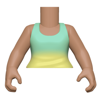 BAP- FM - SK3 - Torso - GR/YW Tank Top, Image 1