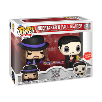 Pop! Undertaker & Paul Bearer 2-Pack with Pin, Image 2