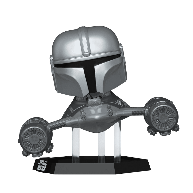 Pop! Rides Super Deluxe The Mandalorian in N-1 Starfighter with R5-D4, , hi-res view 1