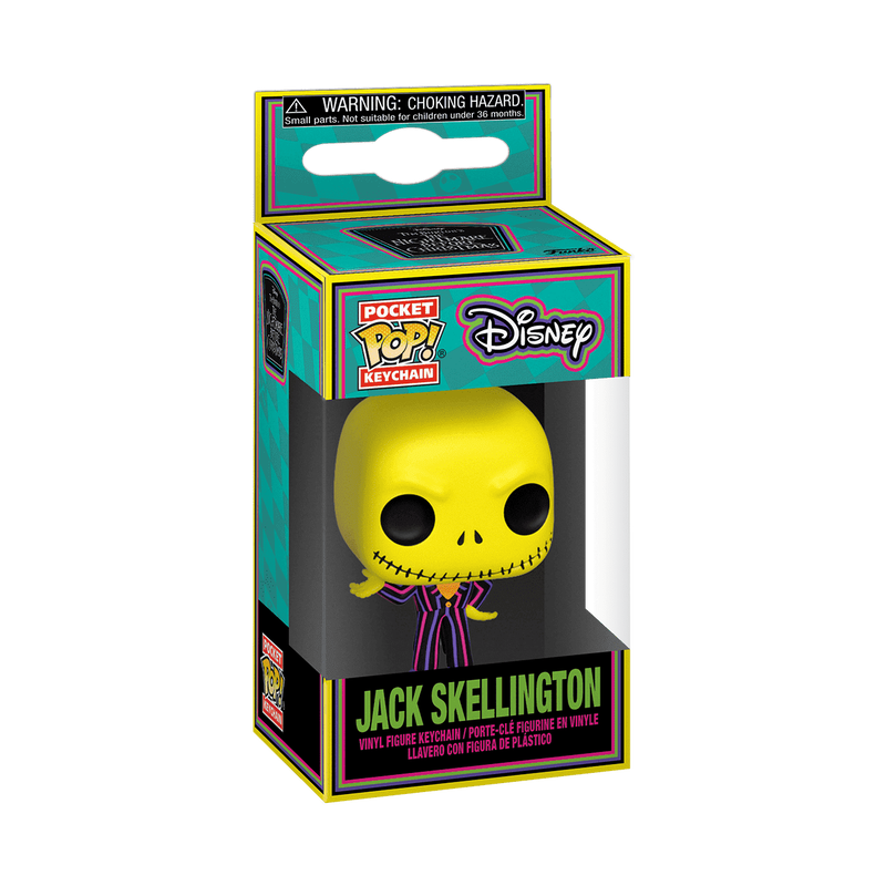 Pop! Keychain Jack Skellington (Black Light), , hi-res view 2
