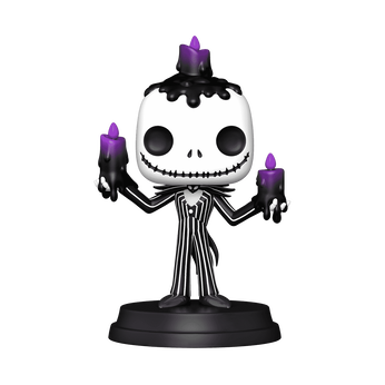 Pop! Super Light Up Jack Skellington Holding Candles, Image 1
