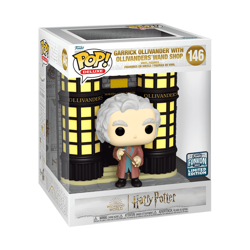 Pop! Deluxe Garrick Ollivander with Ollivanders Wand Shop, , hi-res view 2