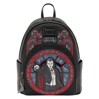 Universal Monsters Dracula Stained Glass Mini Backpack, , hi-res view 1
