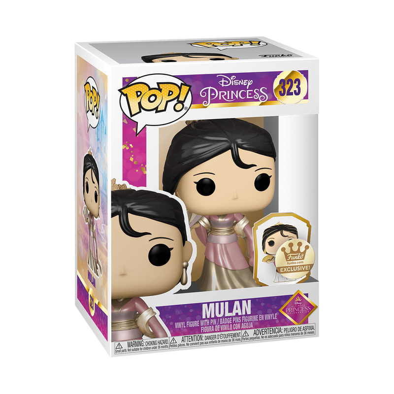 Pop! Mulan (Gold) with Pin, , hi-res image number 3