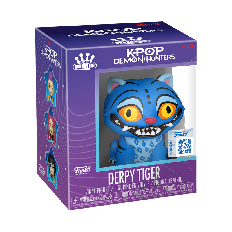 Derpy Tiger KPop Demon Hunters Mini Vinyl Figure, , hi-res view 1