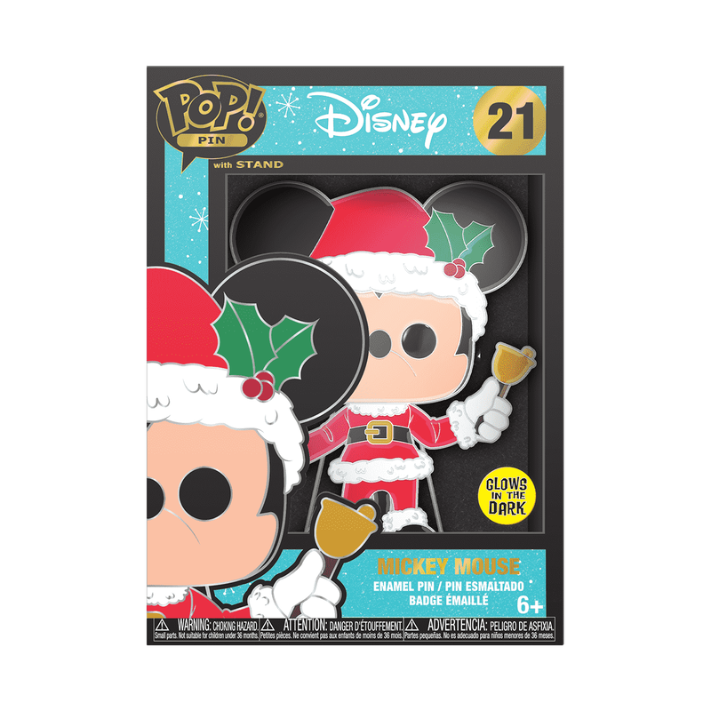 Pop! Pin Holiday Mickey Mouse (Glow), , hi-res view 1