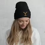 Yellowstone Logo Beanie, , hi-res view 3