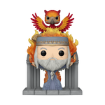 Pop Deluxe Albus Dumbledore With Fawkes