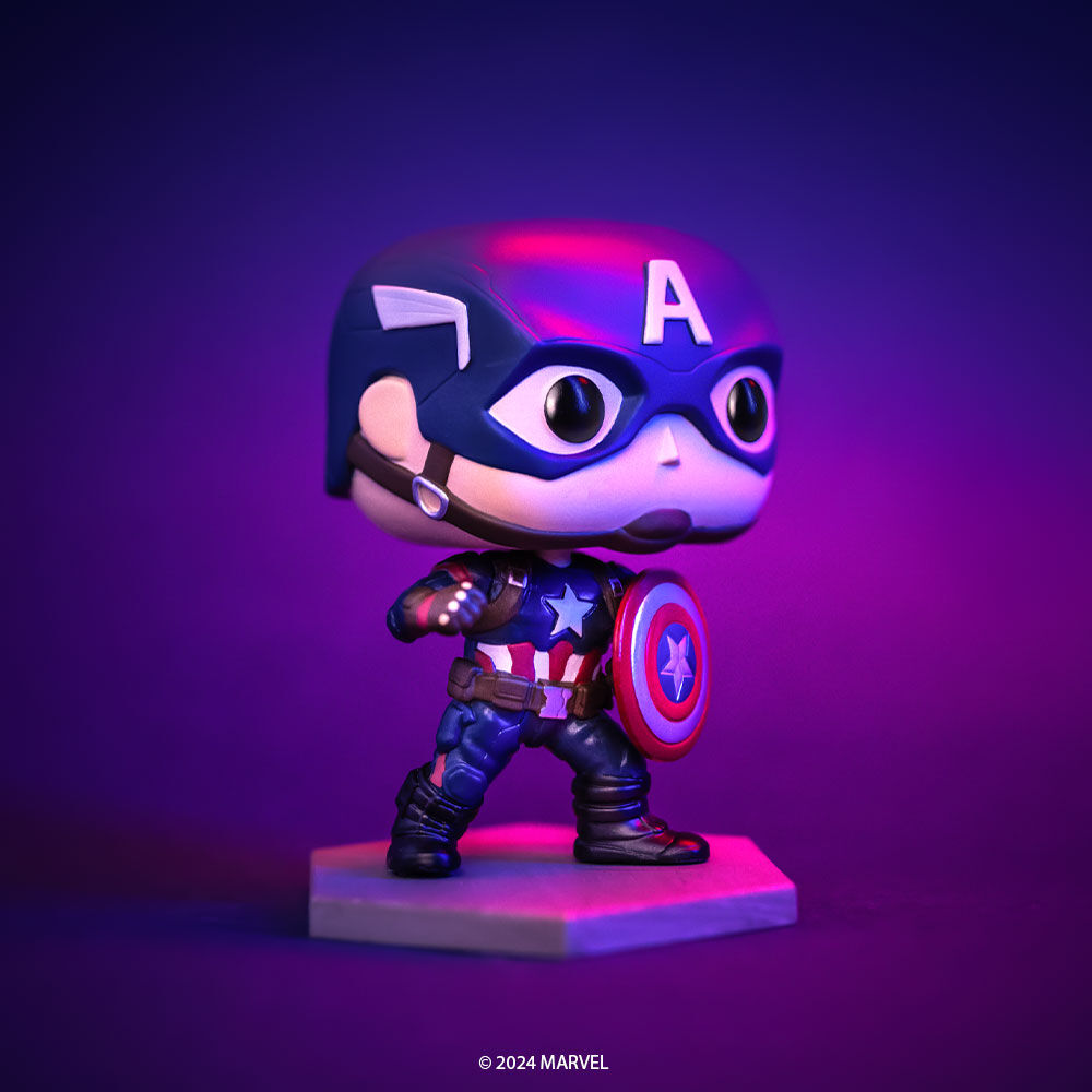 Buy Pop Civil War Captain America at Funko