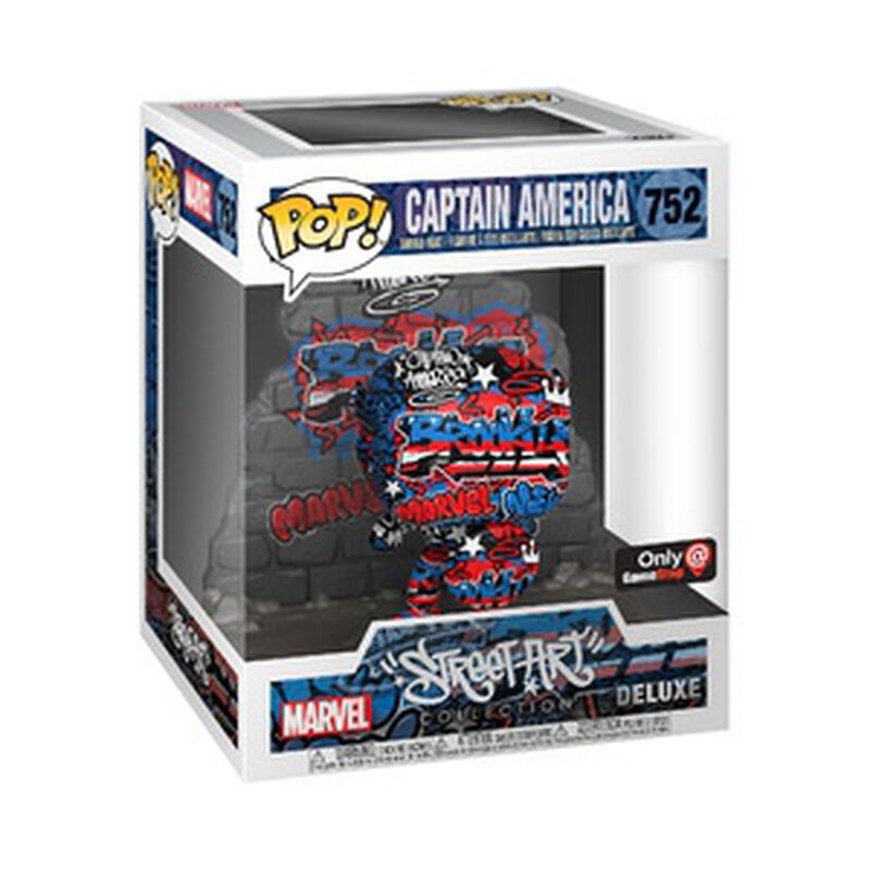 POP Deluxe:Marvel-CapAmerica(GraffitiDECO), , hi-res view 1