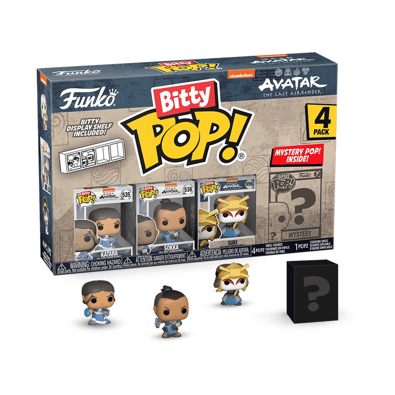Bitty Pop! Avatar The Last Airbender 4-Pack Series 4, , hi-res view 1