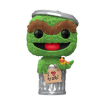 Pop! Oscar the Grouch (Flocked), , hi-res view 1