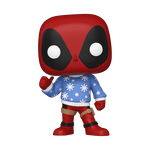 Pop! Holiday Deadpool in Ugly Sweater, , hi-res view 1