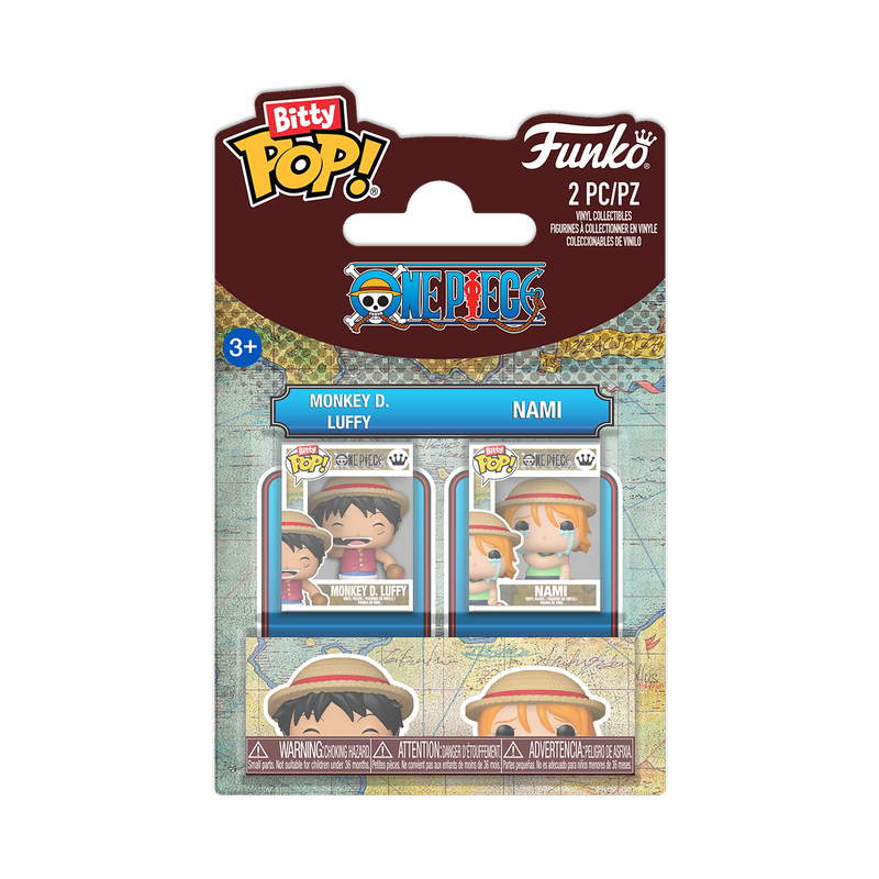 Bitty Pop! Monkey D. Luffy & Nami 2-Pack, , hi-res view 1
