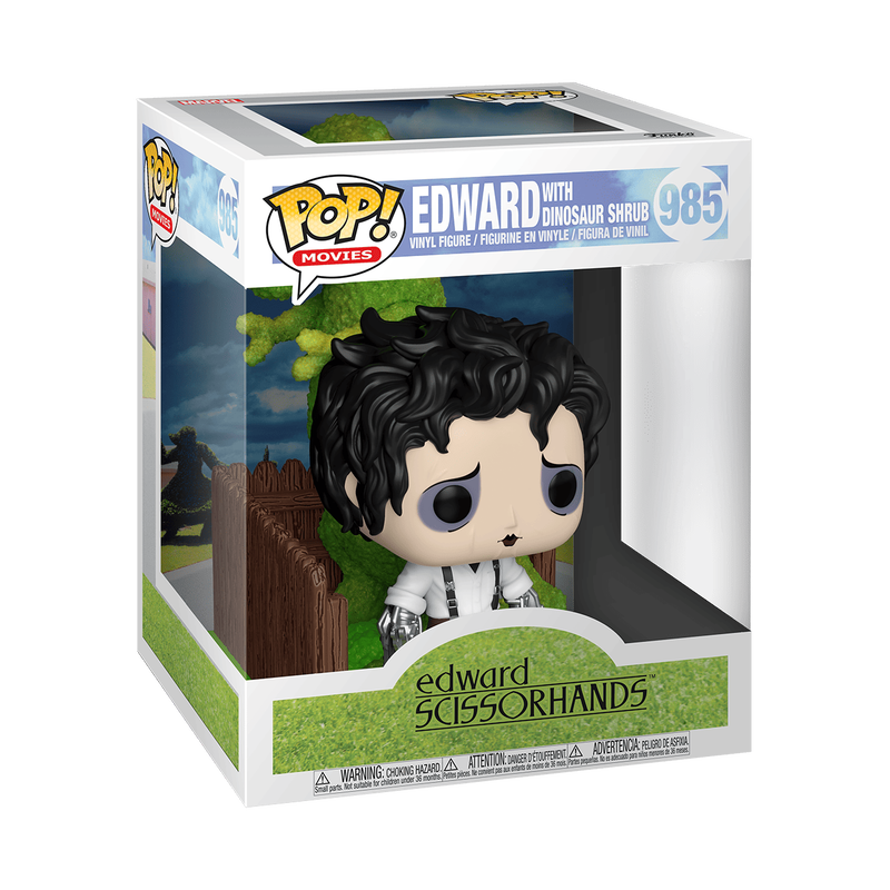 Pop! Deluxe Edward Scissorhands with Dinosaur Shrub, , hi-res view 2