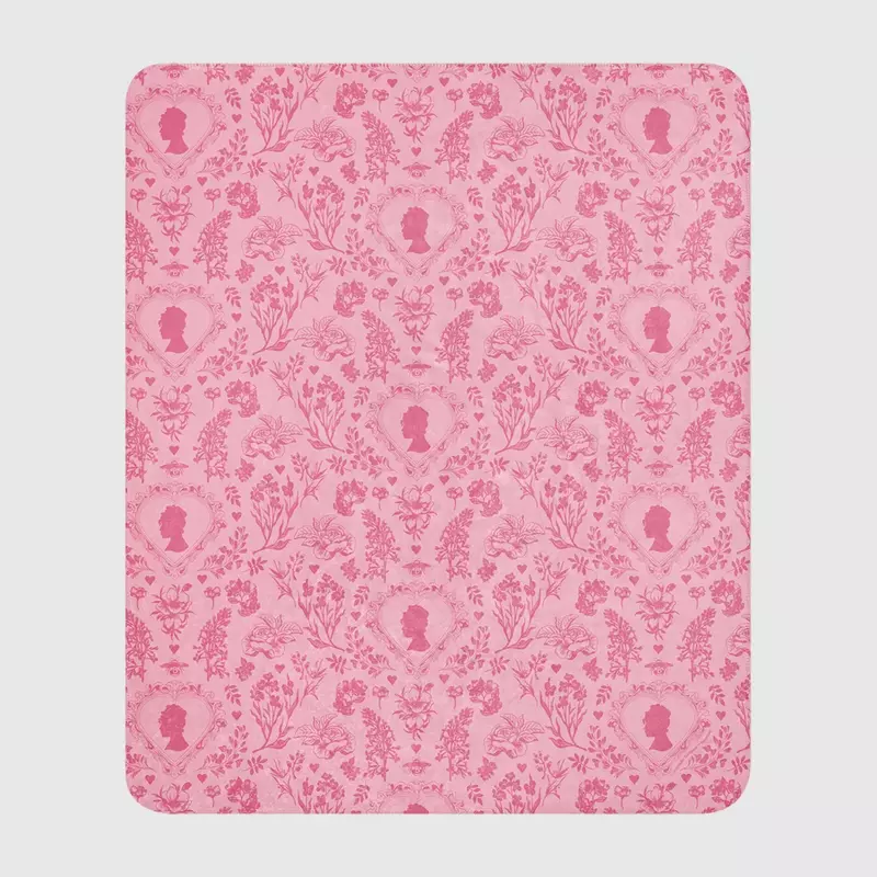 Bridgerton Hearts Sherpa Blanket, , hi-res view 2