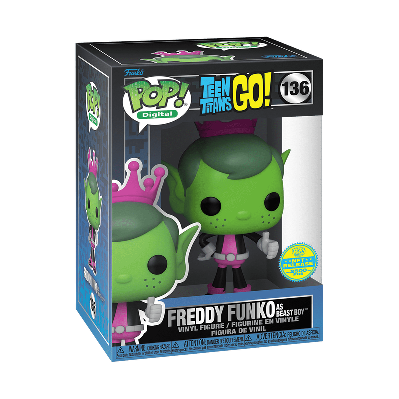 Pop! Freddy Funko as Beast Boy (Teen Titans Go), , hi-res view 2