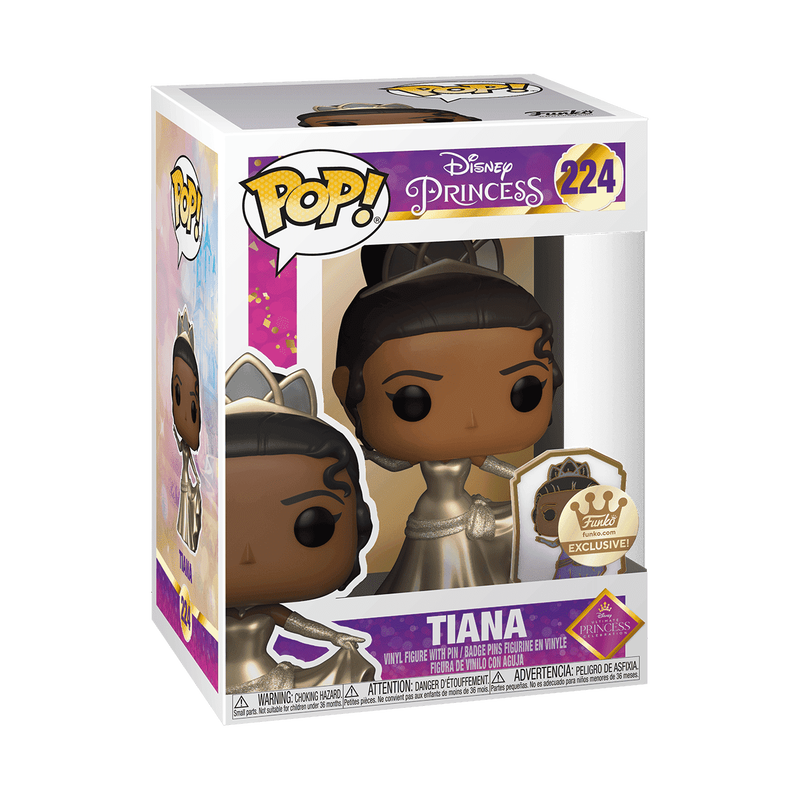 Pop! Tiana (Gold) with Pin, , hi-res view 2