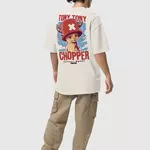 One Piece Chopper Oversized Faded Tee, , hi-res view 2