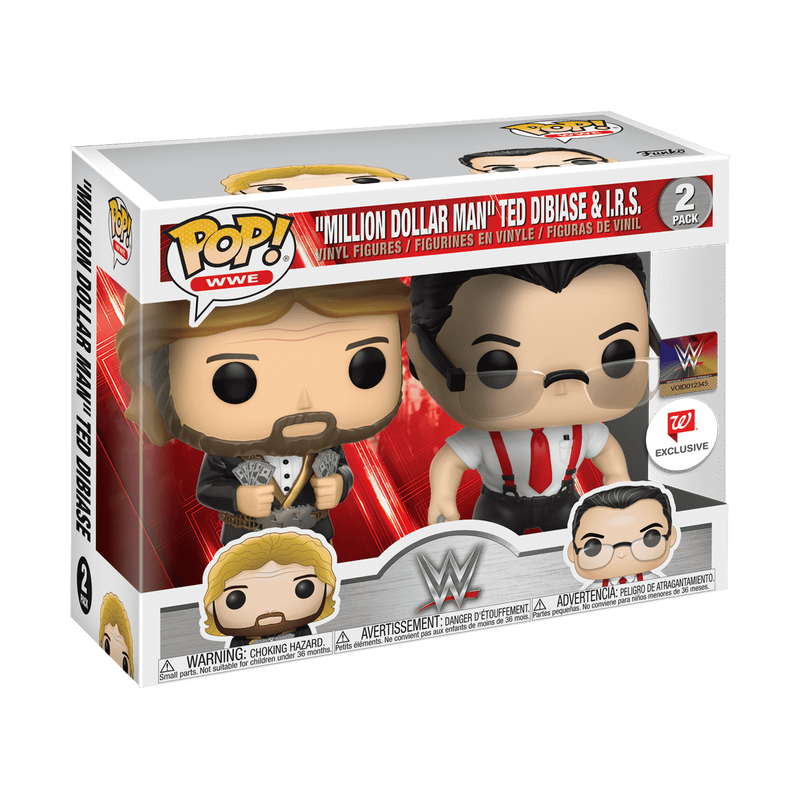 Pop! "Million Dollar Man" Ted DiBiase & I.R.S. - 2 Pack, , hi-res view 2