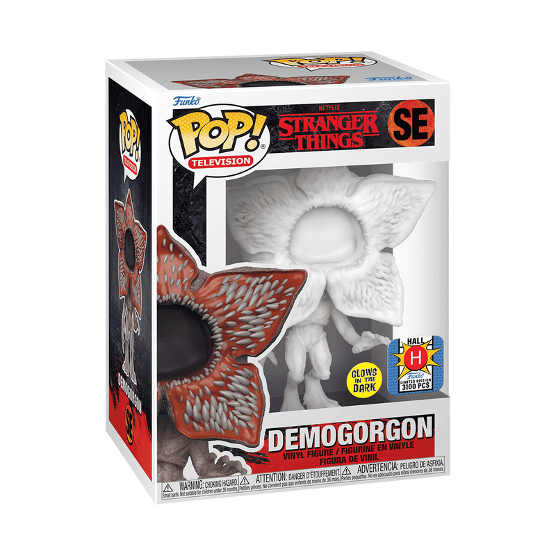 Pop! Demogorgon (White) (Glows In The Dark), , hi-res view 1