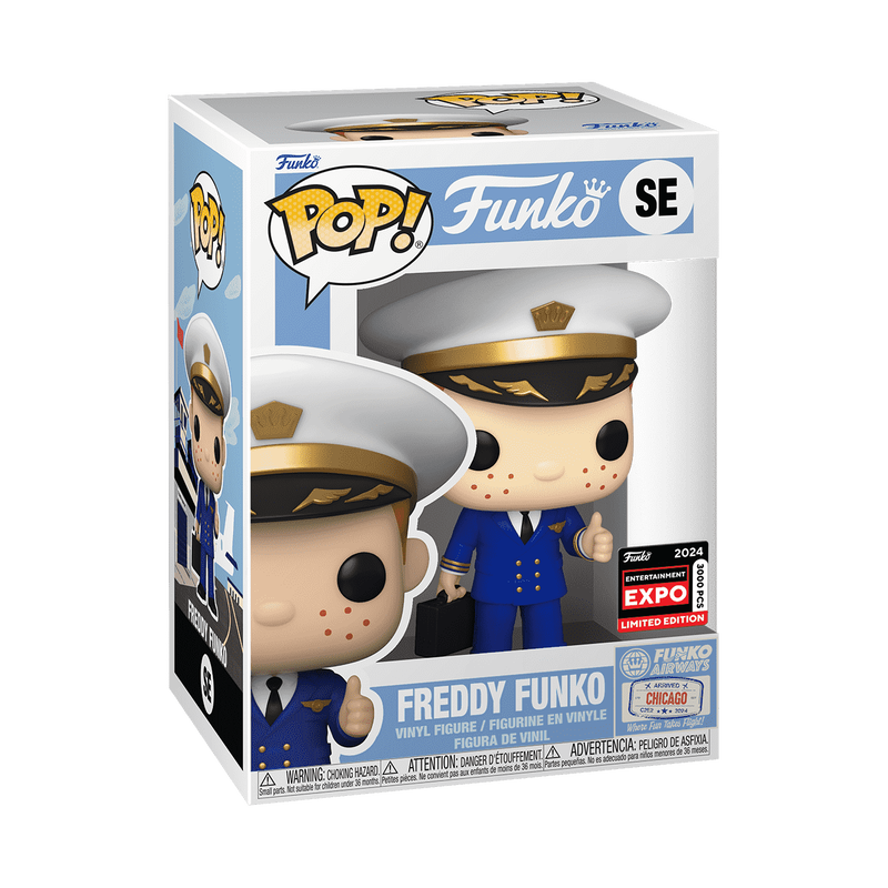 Pop! Freddy Funko in Pilot Uniform, , hi-res view 3