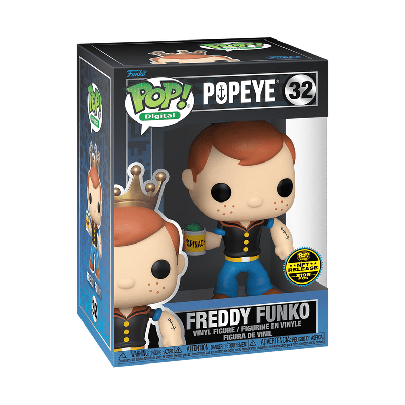 Pop! Freddy Funko (Popeye) | From the Vault | Funko
