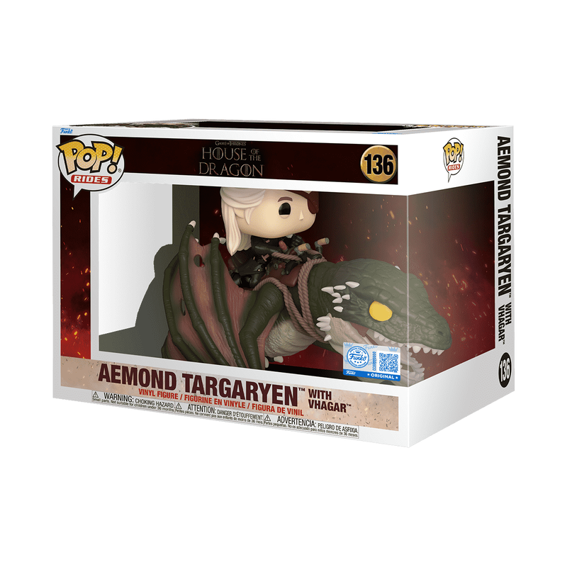 Pop! Rides Deluxe Aemond Targaryen with Vhagar, , hi-res view 2