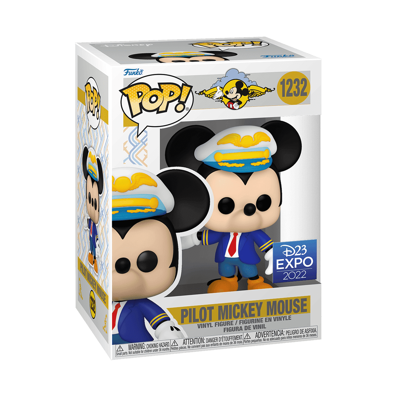 エキスポ限定FUNKO POP! パイロット ミッキーマウス in飛行機限定