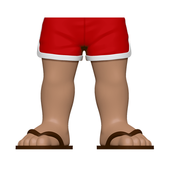 BAP- FM - SK3 - Legs - RD Shorts BK Sand, Image 1