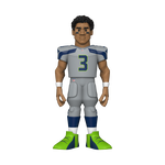 Vinyl GOLD 12" Russell Wilson (Grey Uniform) - Seahawks, , hi-res view 1