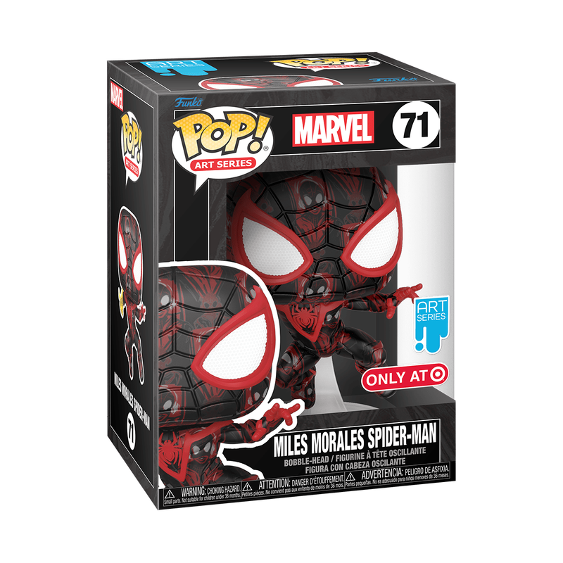 Pop! Artist Series Miles Morales Spider-Man with Pop! Protector, , hi-res image number 2