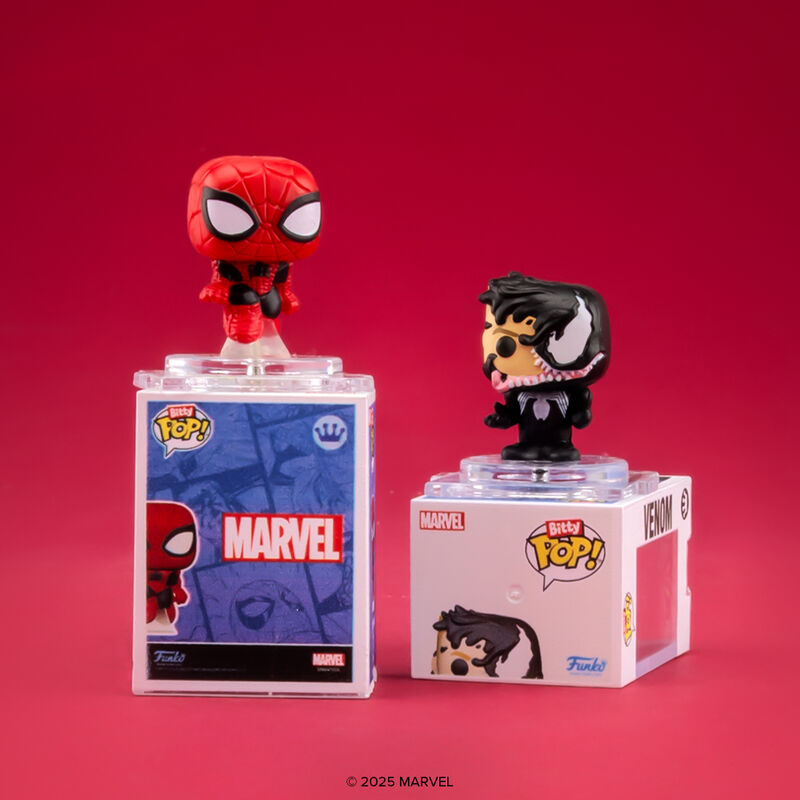 Bitty Pop! Spider-Man & Venom 2-Pack FWlifestyle1 view 2