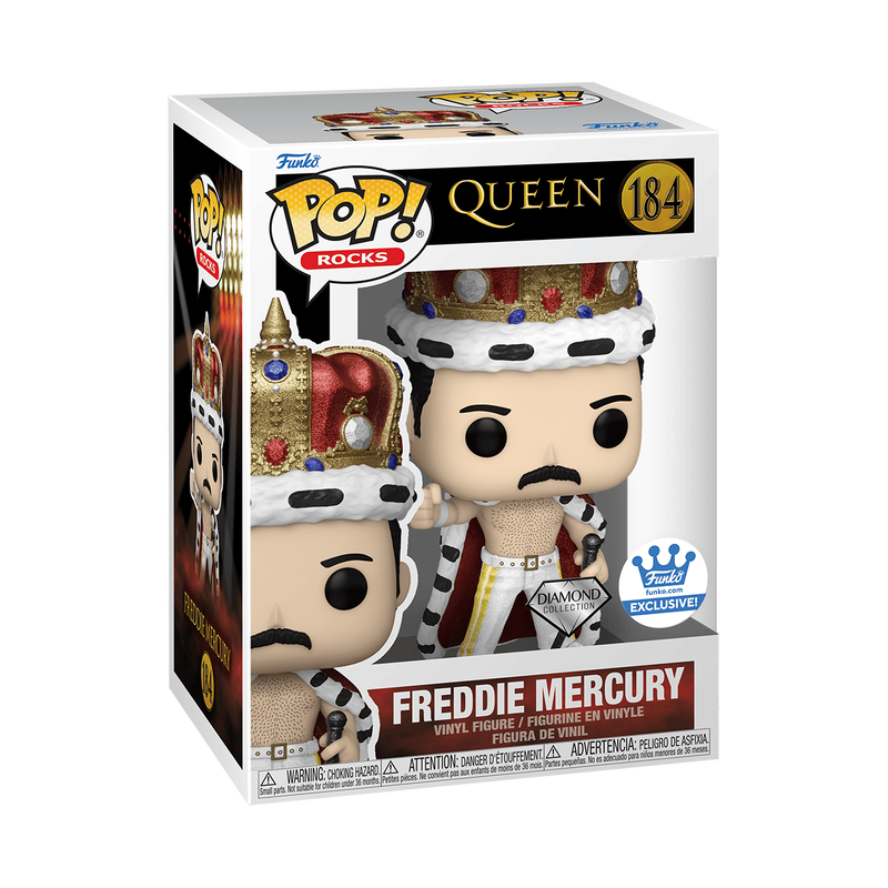 Buy Pop! Freddie Mercury as King (Diamond) - Queen at Funko.