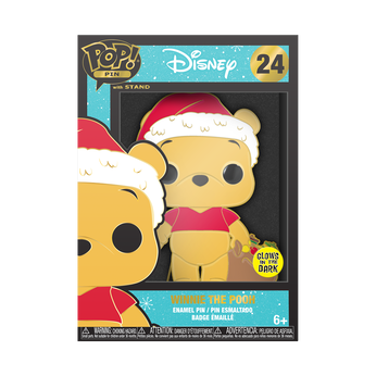 Pop! Pin Holiday Winnie the Pooh (Glow), Image 1