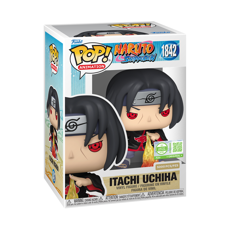 Pop! Itachi Uchiha (Fireball Jutsu) with Pop! Protector, , hi-res view 2
